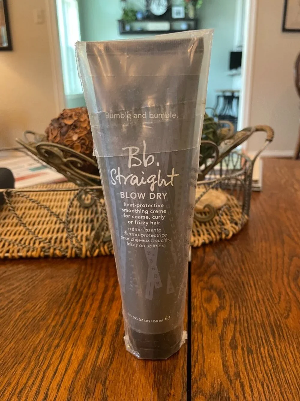 NEW Bumble and bumble Straight Blow Dry Heat-Protective Smoothing Creme 5oz